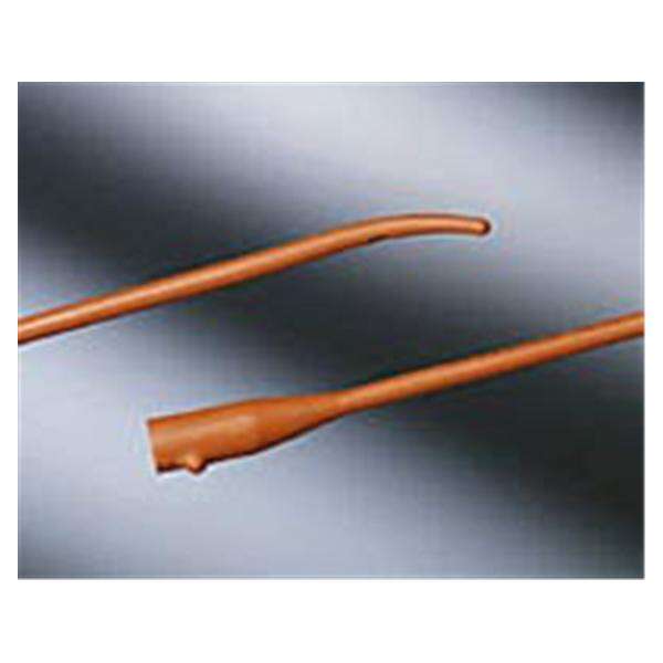 Catheter Intermittent 14Fr Coude Olive Tip Rubber 16